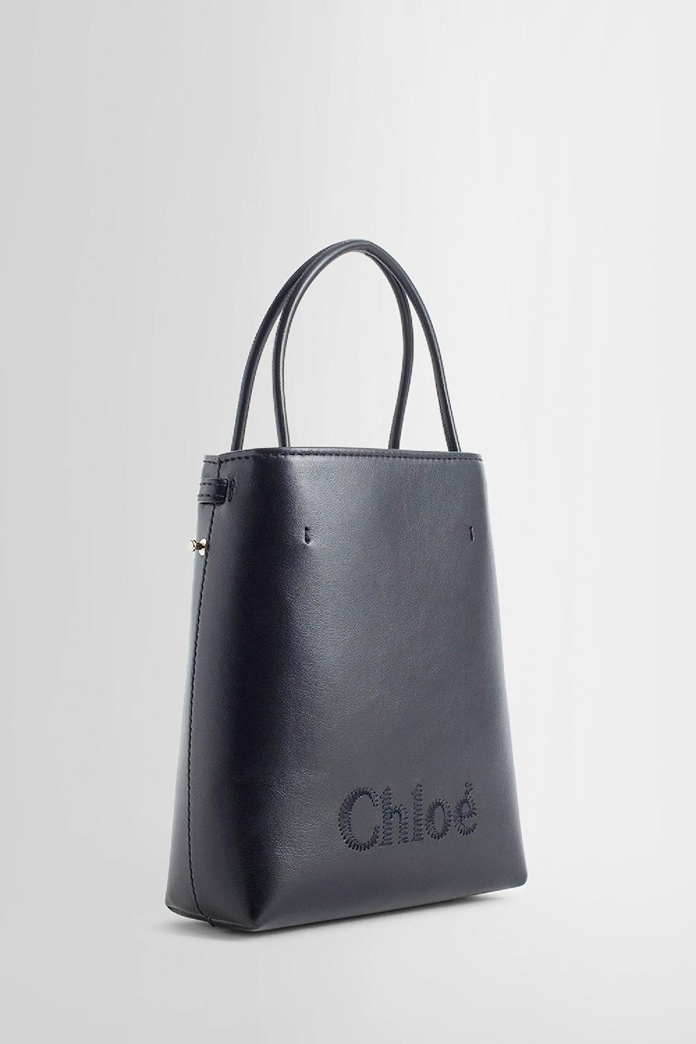 Antonioli CHLOÉ WOMAN BLACK TOTE BAGS