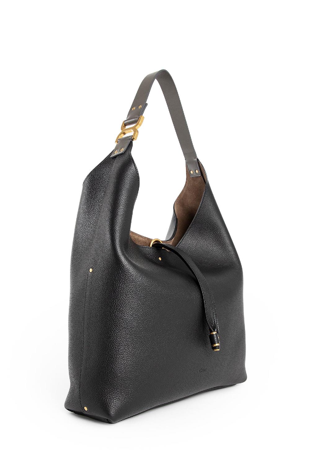 Antonioli CHLOÉ WOMAN BLACK TOTE BAGS
