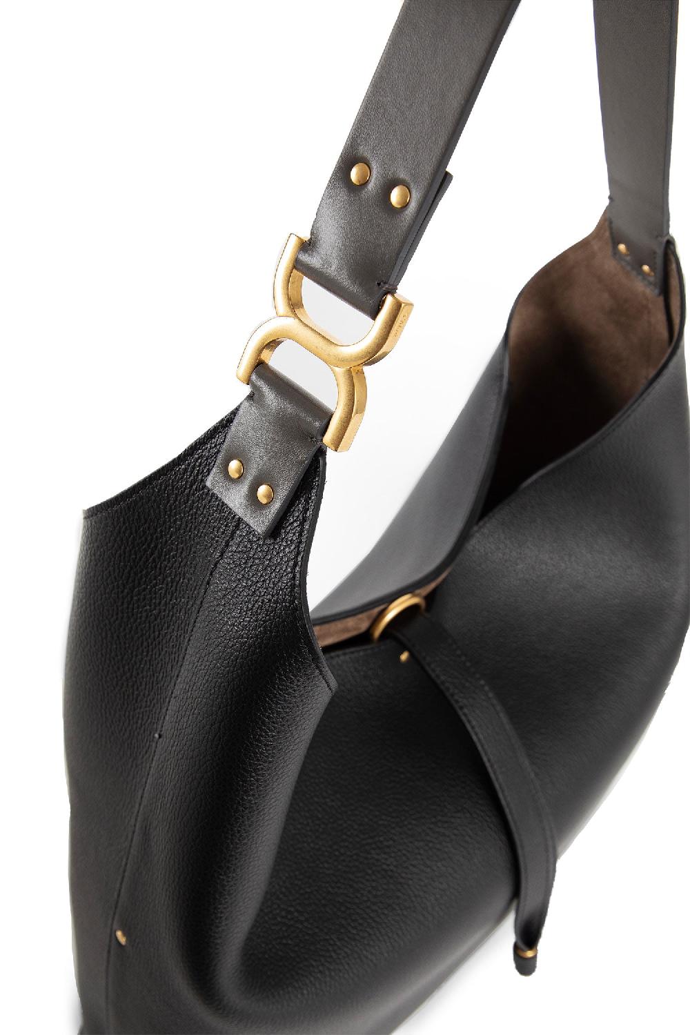 Antonioli CHLOÉ WOMAN BLACK TOTE BAGS