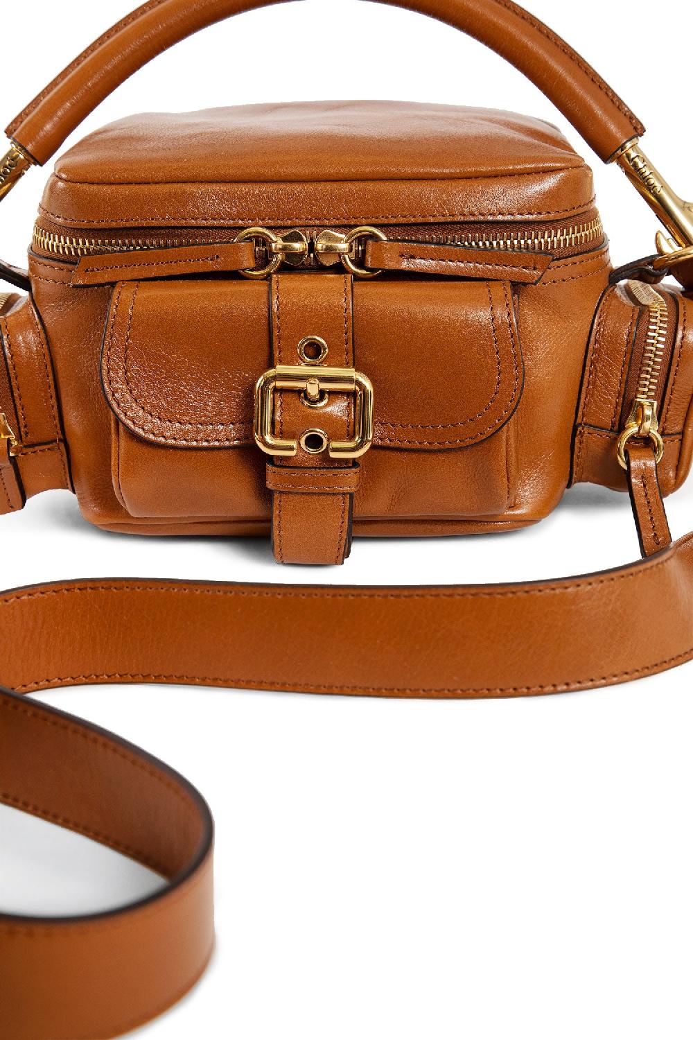Antonioli CHLOÉ WOMAN BROWN TOP HANDLE BAGS