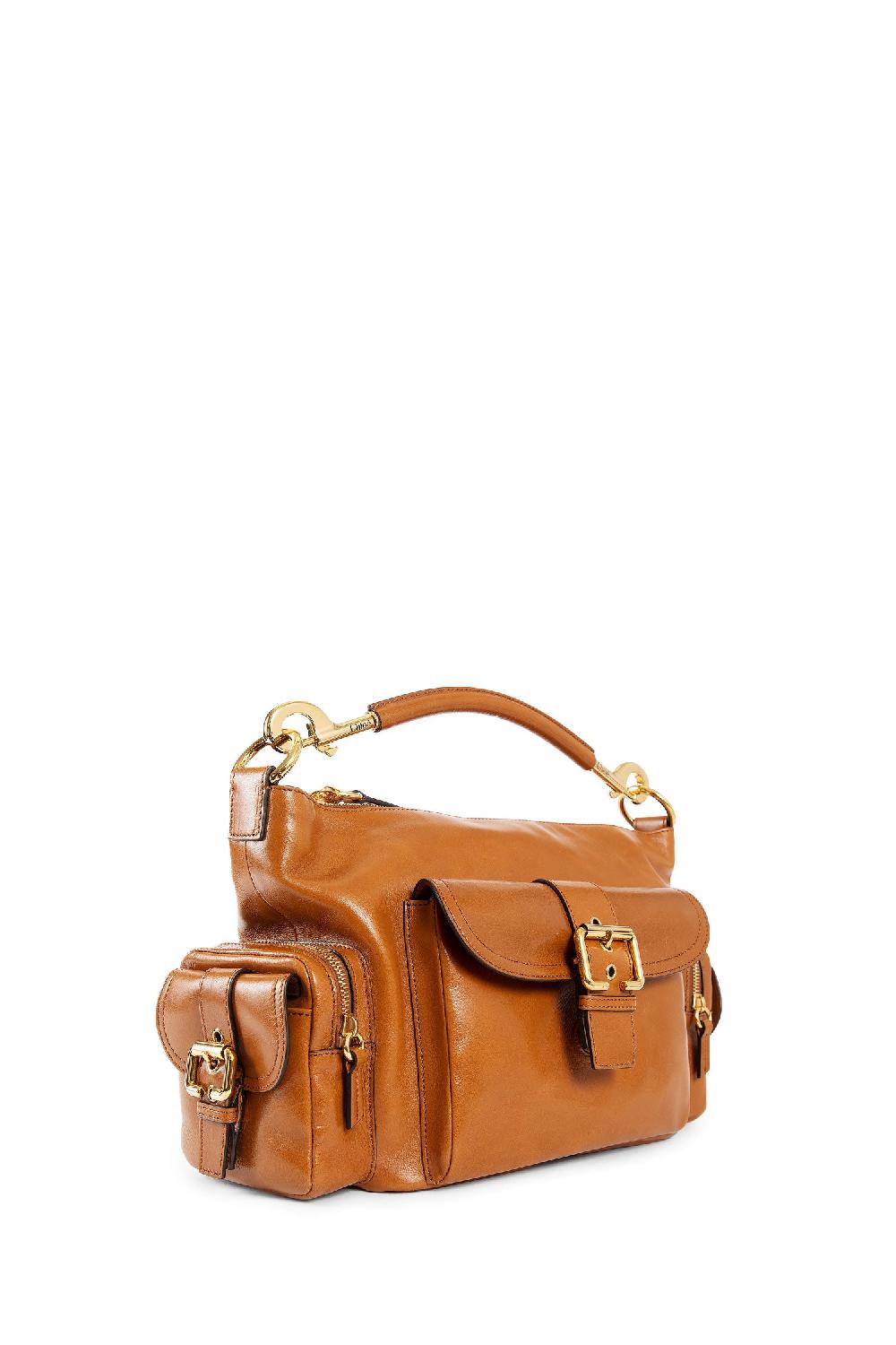 Antonioli CHLOÉ WOMAN BROWN TOP HANDLE BAGS