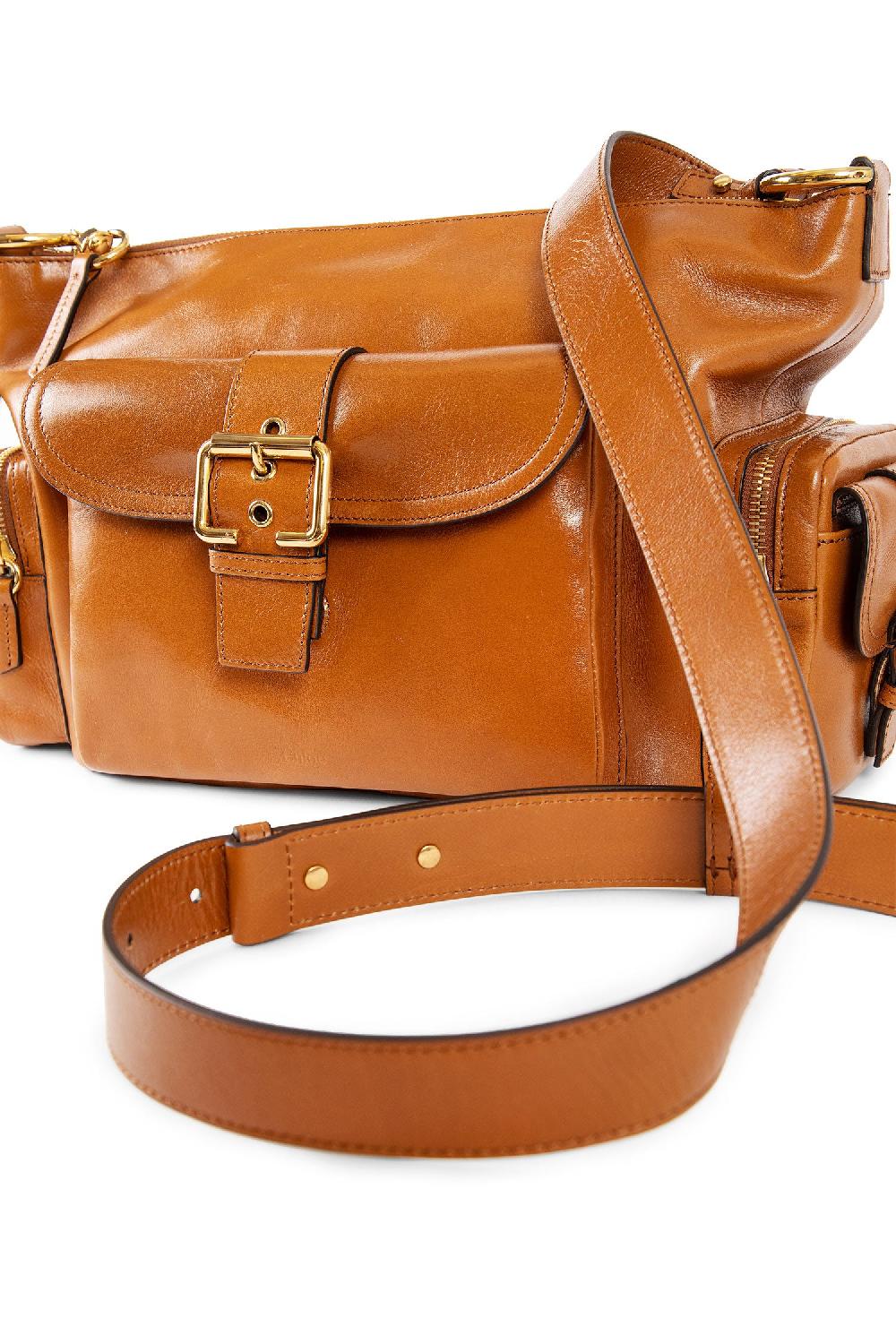 Antonioli CHLOÉ WOMAN BROWN TOP HANDLE BAGS