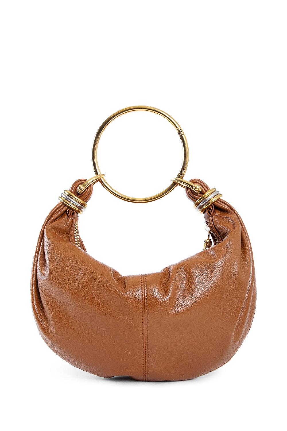 Antonioli CHLOÉ WOMAN BROWN TOP HANDLE BAGS