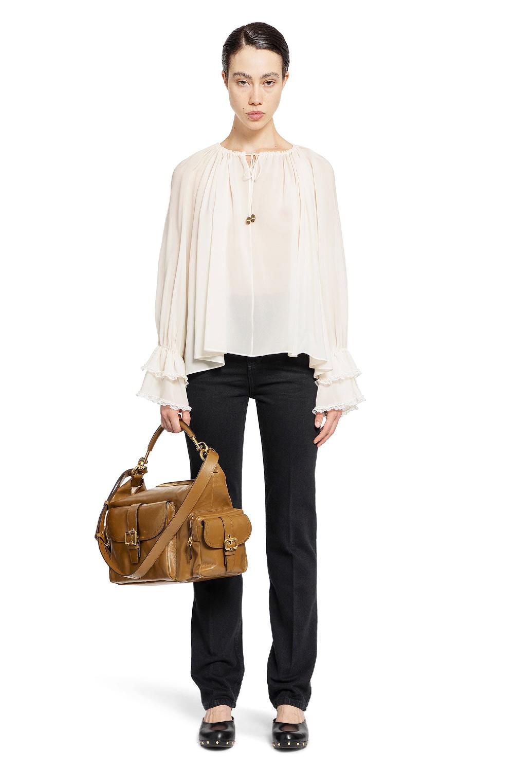 Antonioli CHLOÉ WOMAN OFF-WHITE SHIRTS
