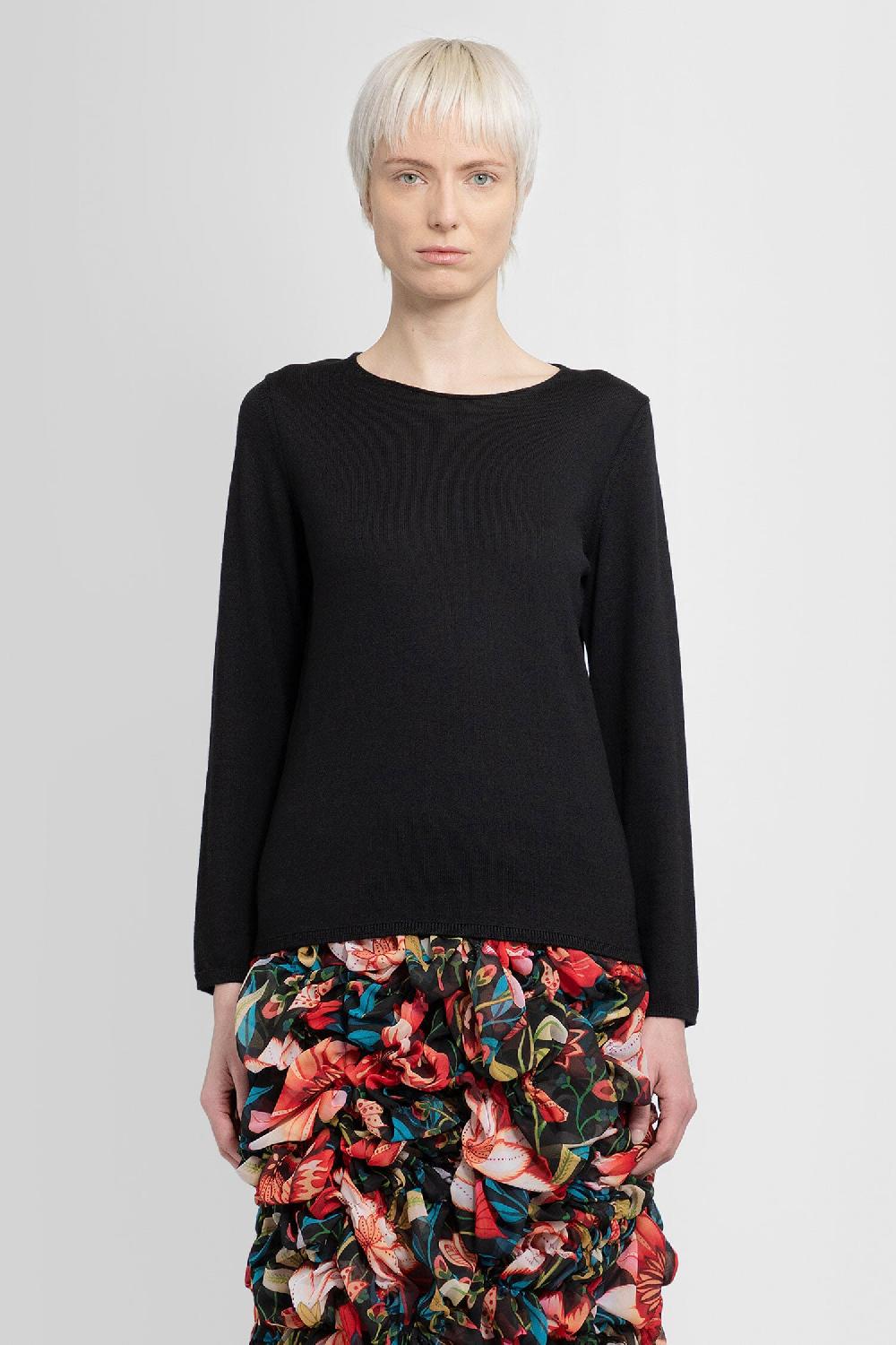 Antonioli COMME DES GARCONS WOMAN BLACK KNITWEAR
