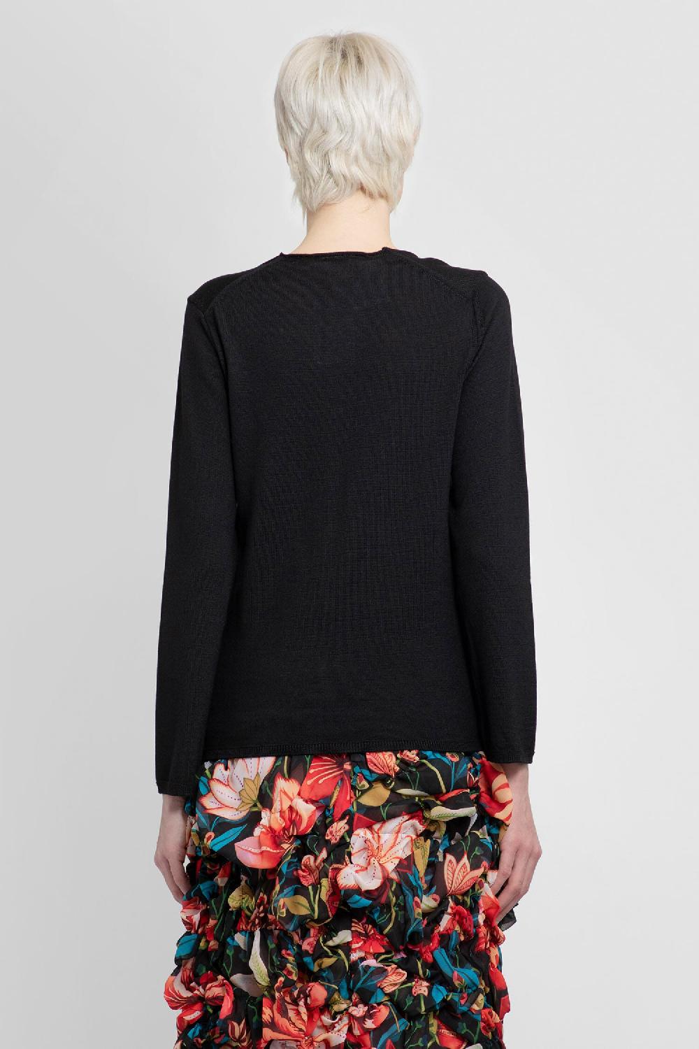 Antonioli COMME DES GARCONS WOMAN BLACK KNITWEAR