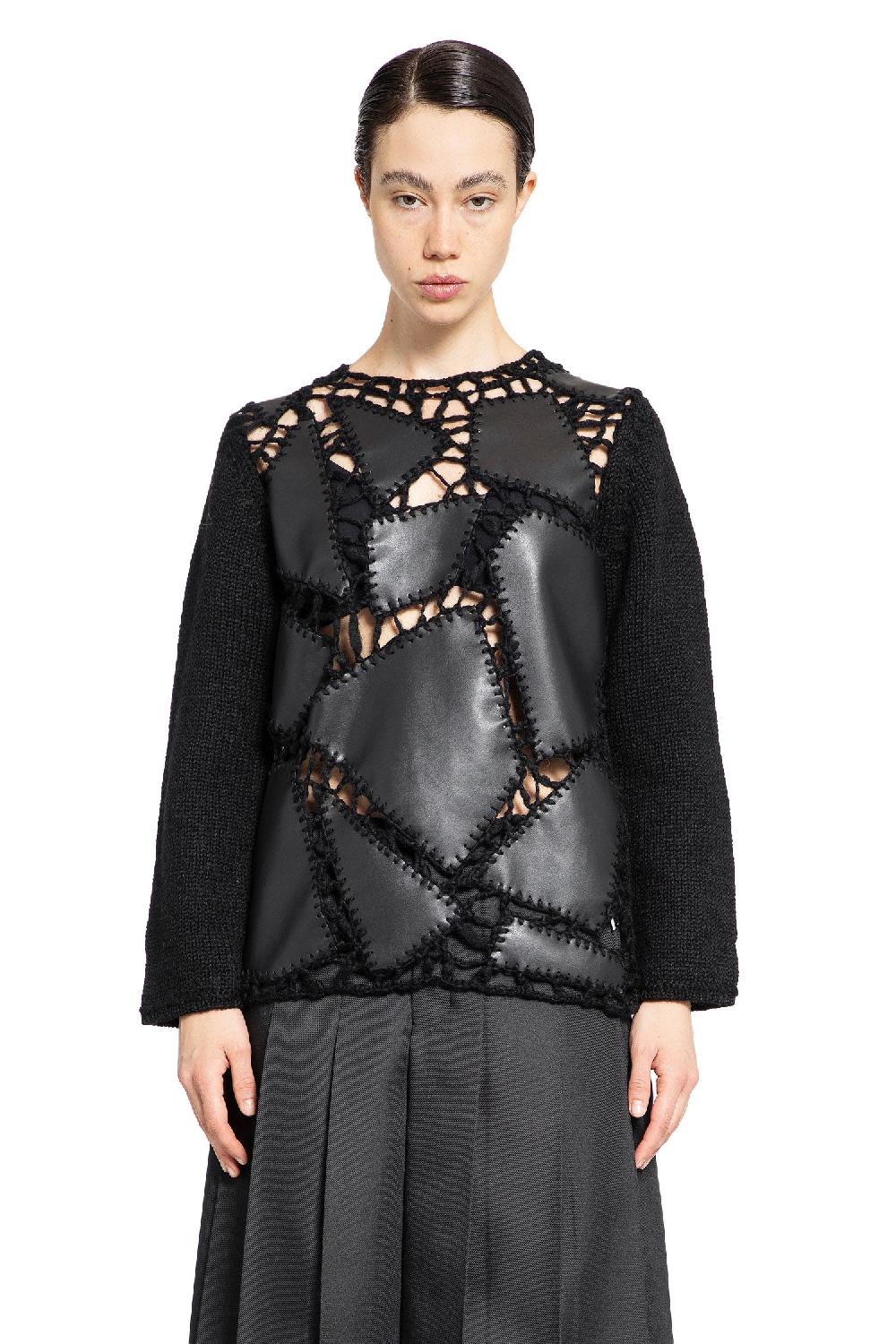 Antonioli COMME DES GARCONS WOMAN BLACK KNITWEAR