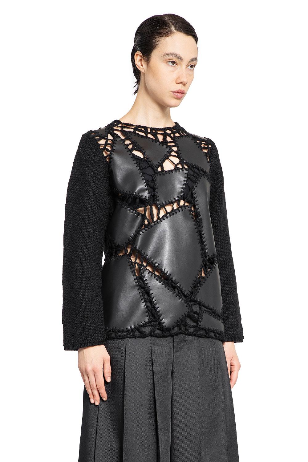 Antonioli COMME DES GARCONS WOMAN BLACK KNITWEAR