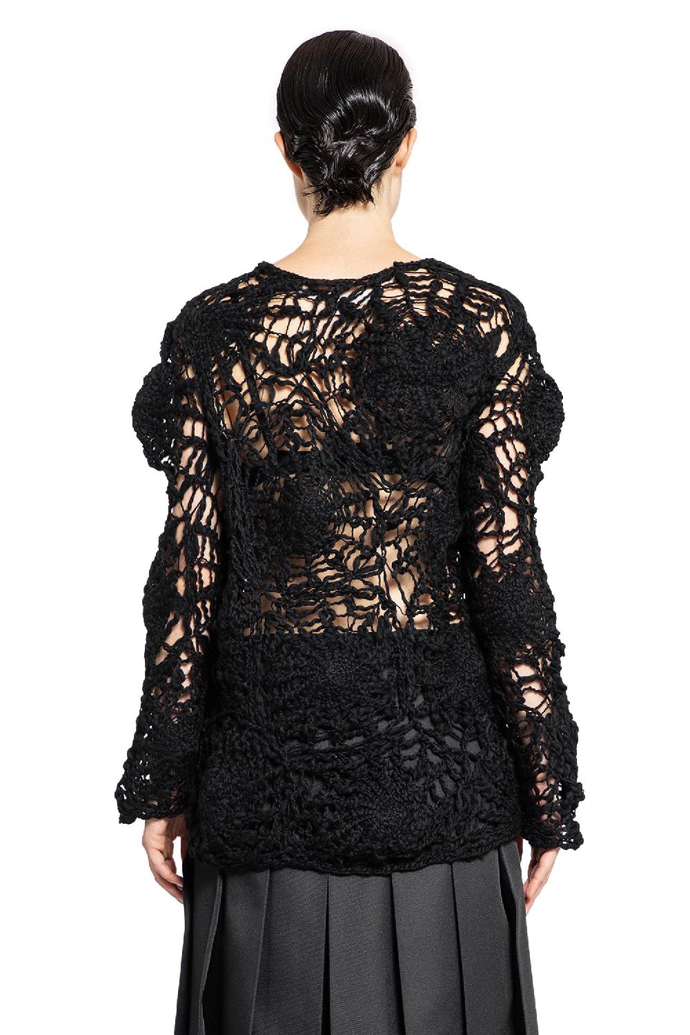 Antonioli COMME DES GARCONS WOMAN BLACK KNITWEAR