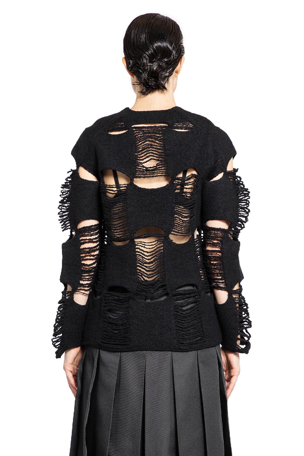 Antonioli COMME DES GARCONS WOMAN BLACK KNITWEAR
