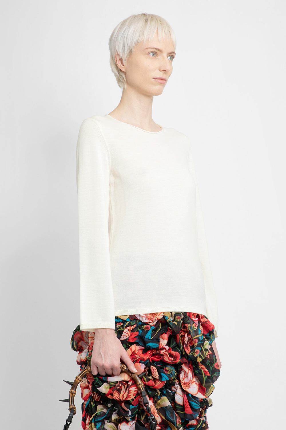 Antonioli COMME DES GARCONS WOMAN WHITE KNITWEAR