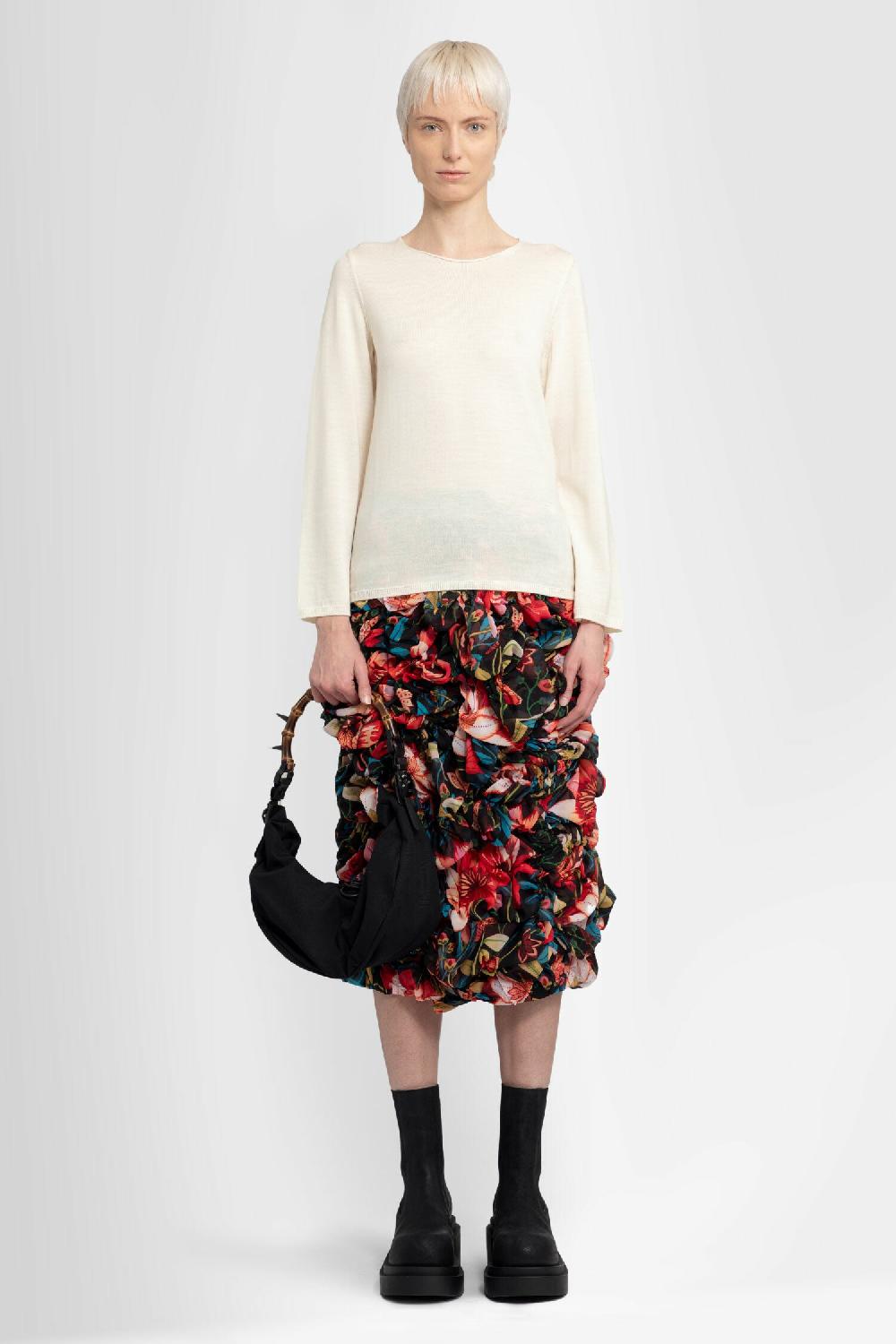 Antonioli COMME DES GARCONS WOMAN WHITE KNITWEAR