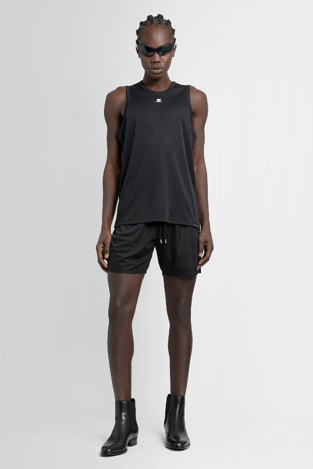 Antonioli COURRÈGES MAN BLACK T-SHIRTS & TANK TOPS