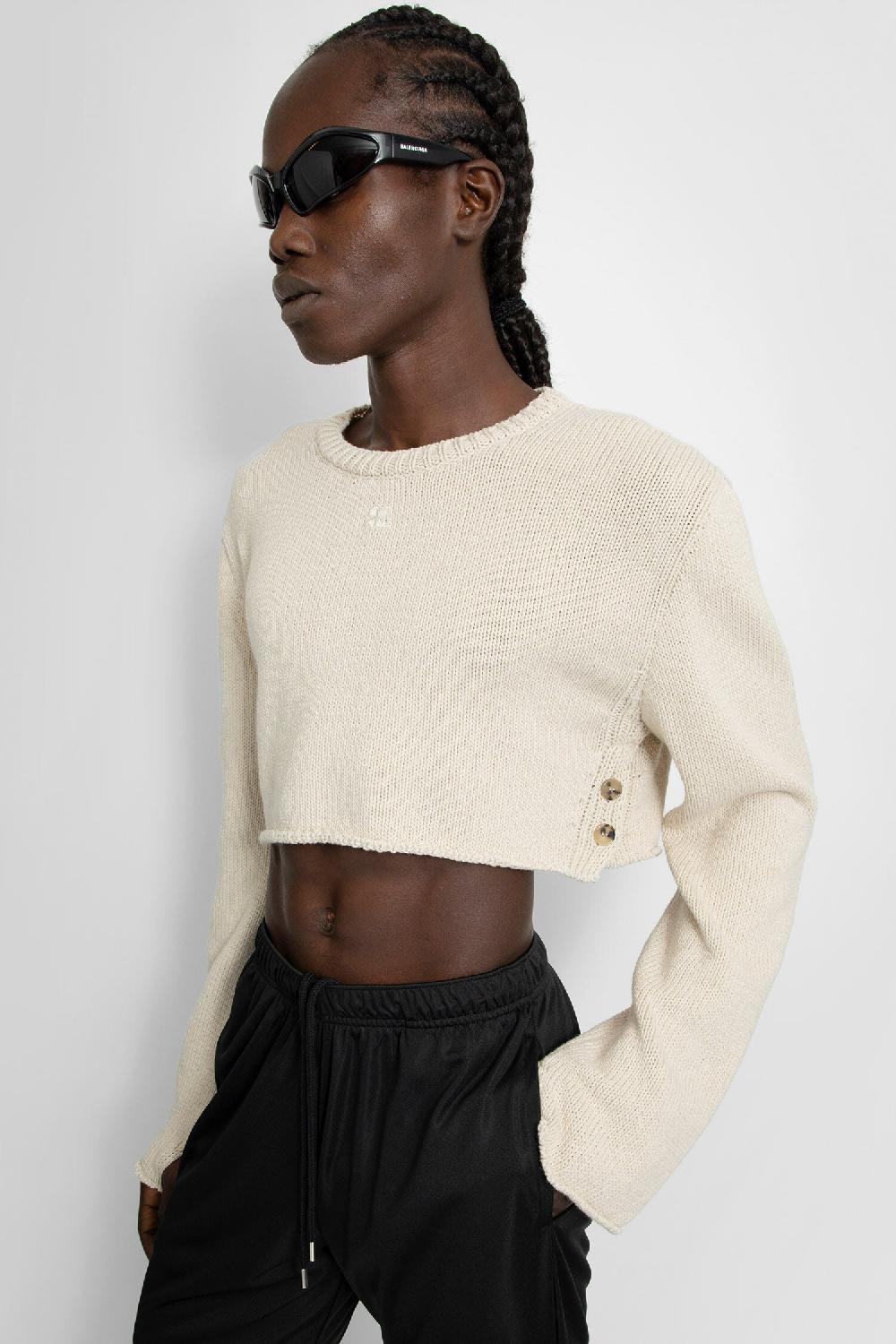 Antonioli COURRÈGES MAN OFF-WHITE KNITWEAR