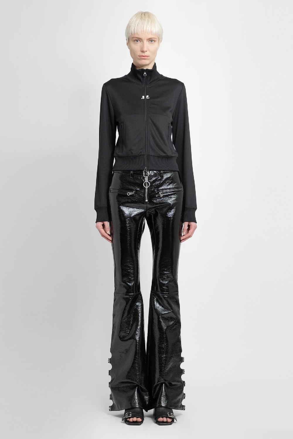 Antonioli COURRÈGES WOMAN BLACK SWEATSHIRTS