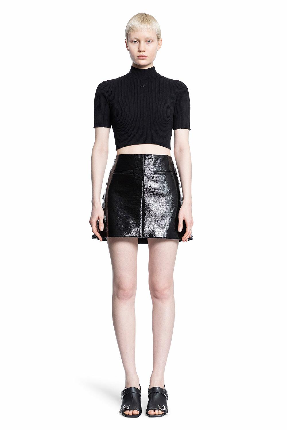 Antonioli COURRÈGES WOMAN BLACK TOPS