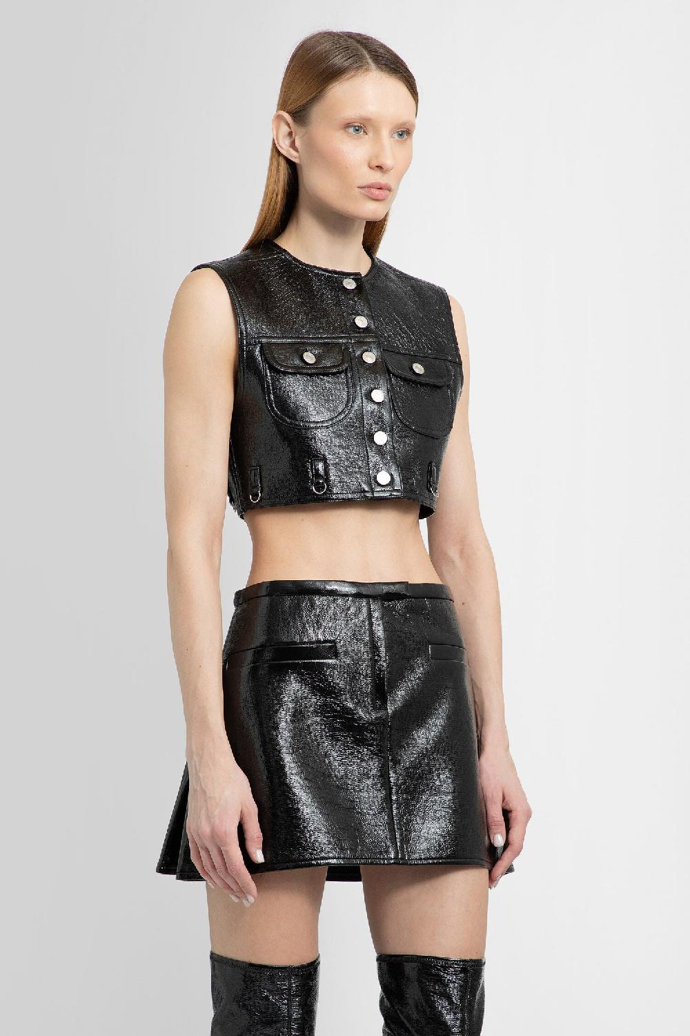Antonioli COURRÈGES WOMAN BLACK VESTS