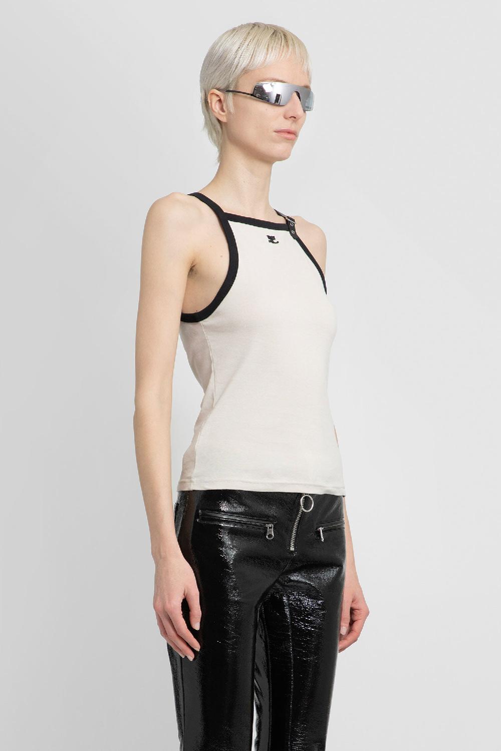 Antonioli COURRÈGES WOMAN BLACK&WHITE TOPS