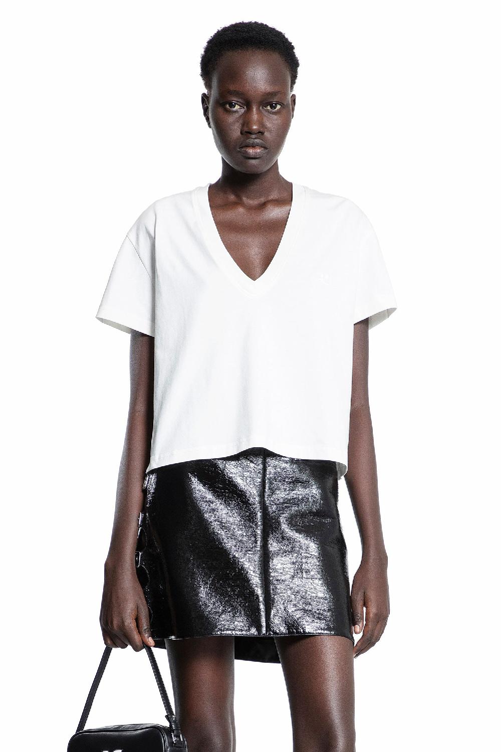 Antonioli COURRÈGES WOMAN WHITE T-SHIRTS & TANK TOPS