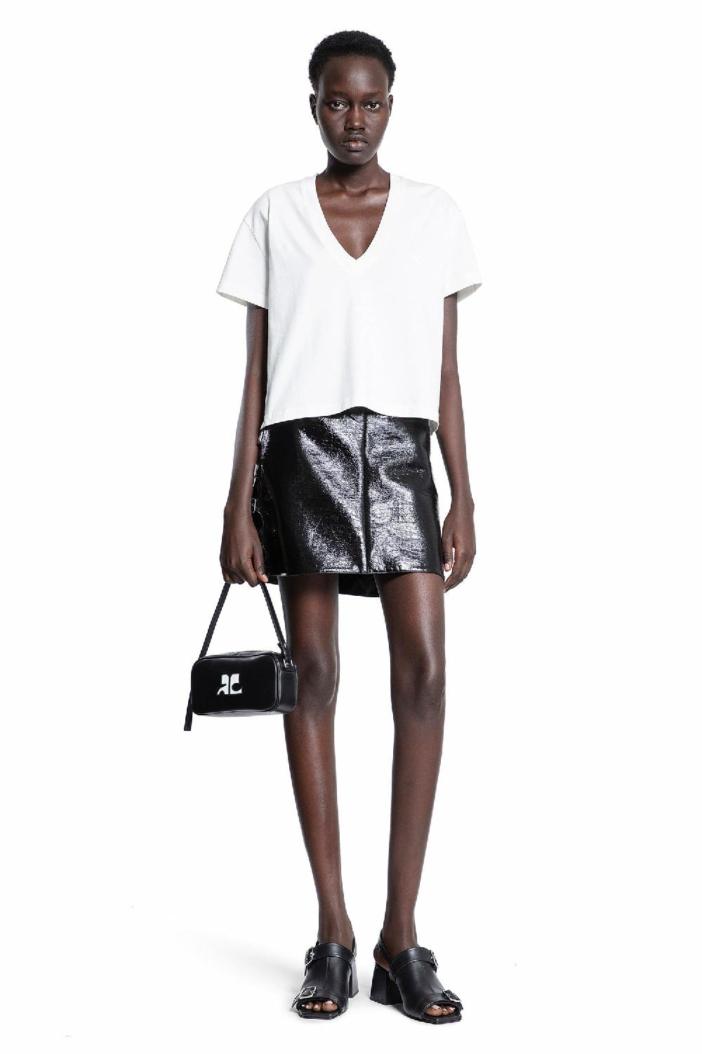 Antonioli COURRÈGES WOMAN WHITE T-SHIRTS & TANK TOPS