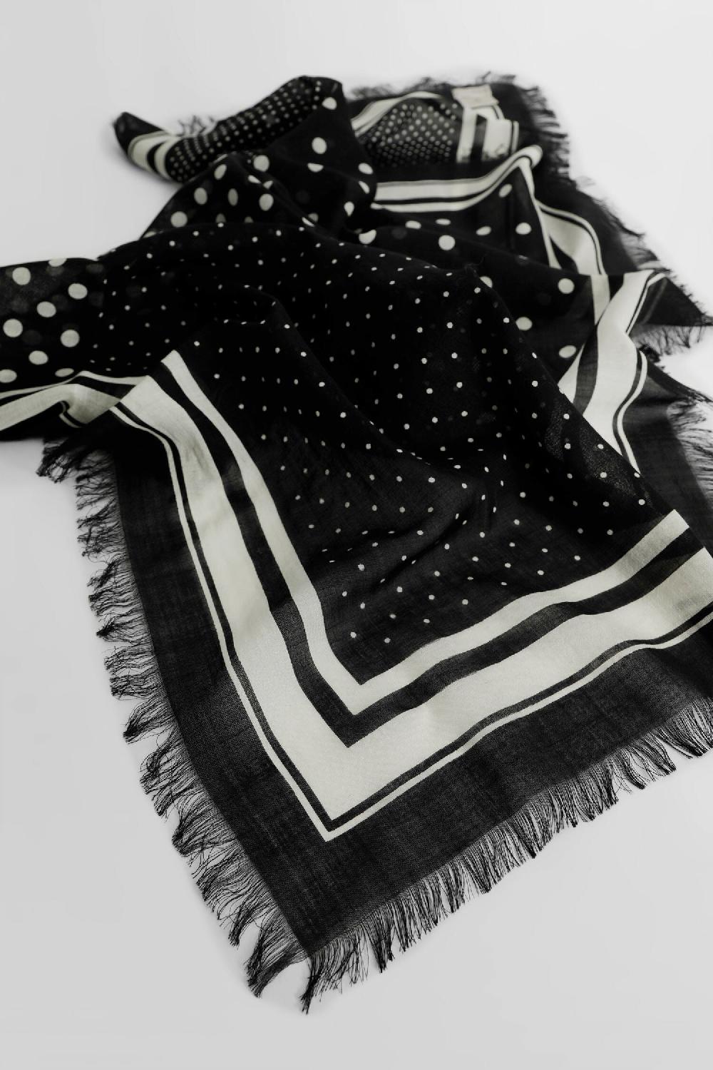 Antonioli DESTIN UNISEX BLACK&WHITE SCARVES