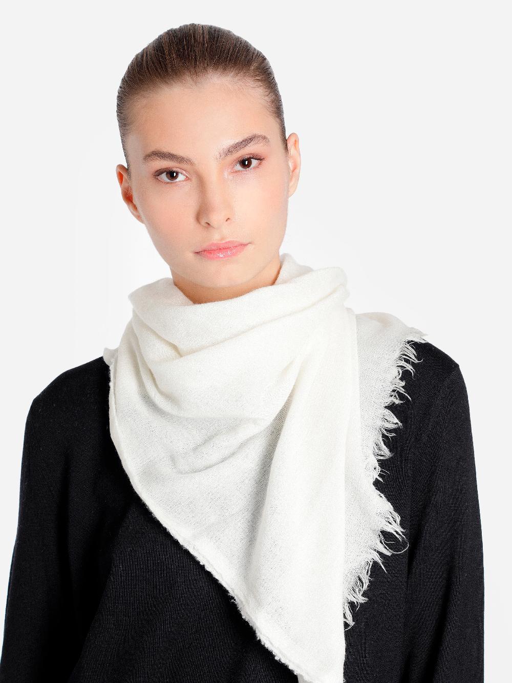 Antonioli DESTIN UNISEX WHITE SCARVES