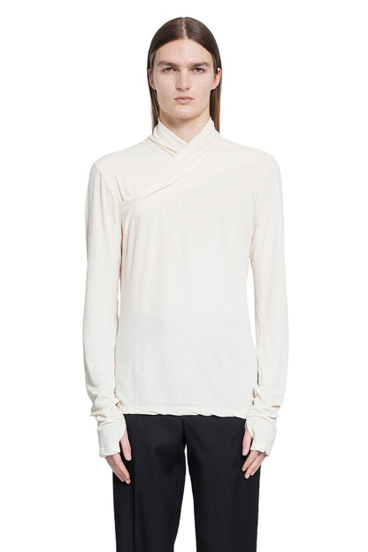 Antonioli DIOMENE MAN OFF-WHITE T-SHIRTS & TANK TOPS