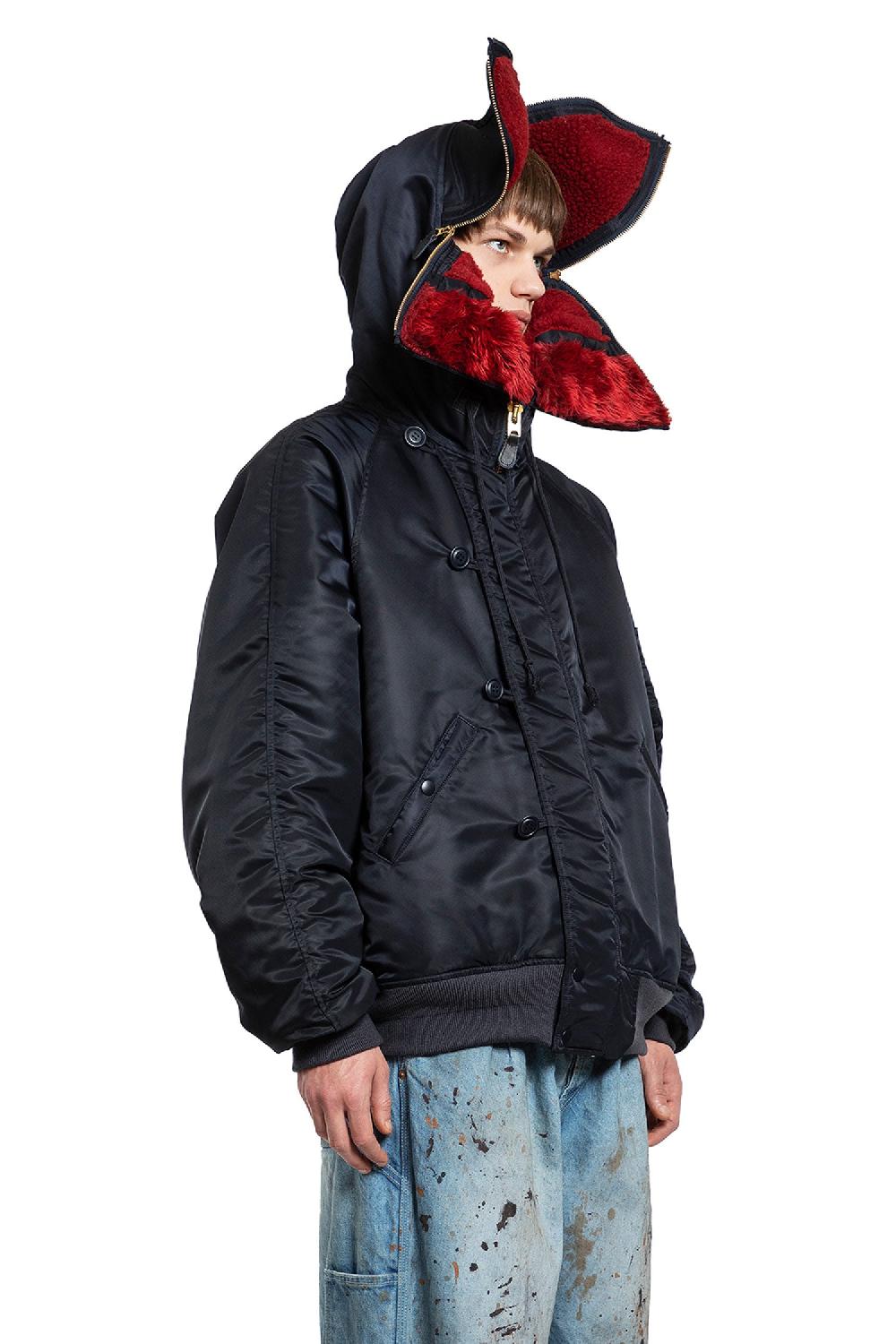 Antonioli DOUBLET MAN BLACK JACKETS