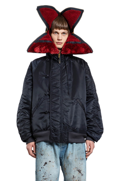 Antonioli DOUBLET MAN BLACK JACKETS