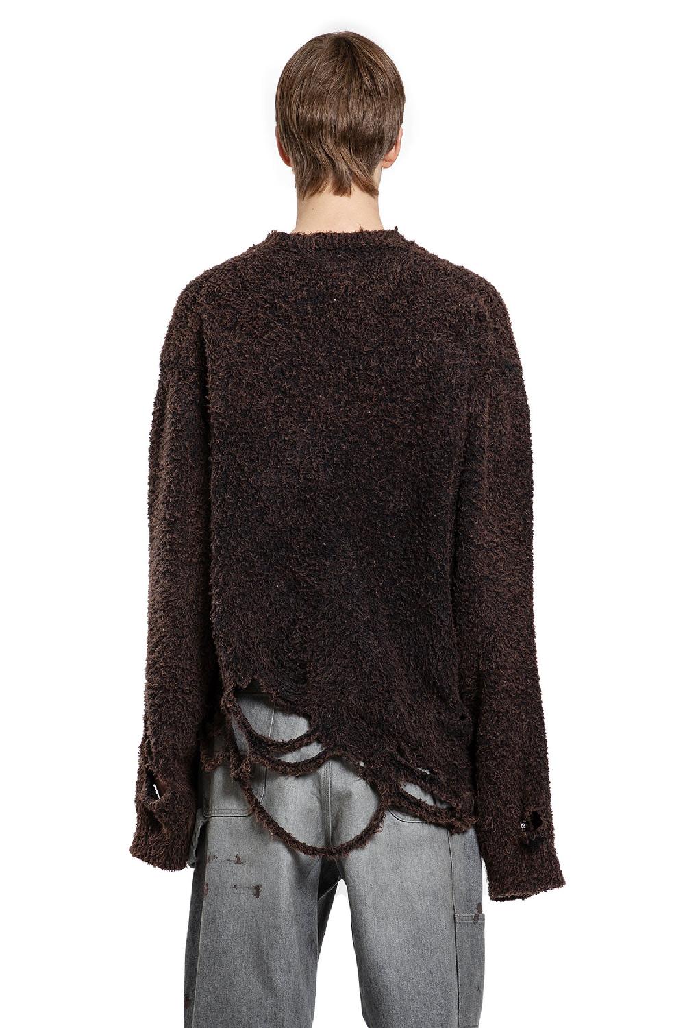 Antonioli DOUBLET MAN BLACK KNITWEAR