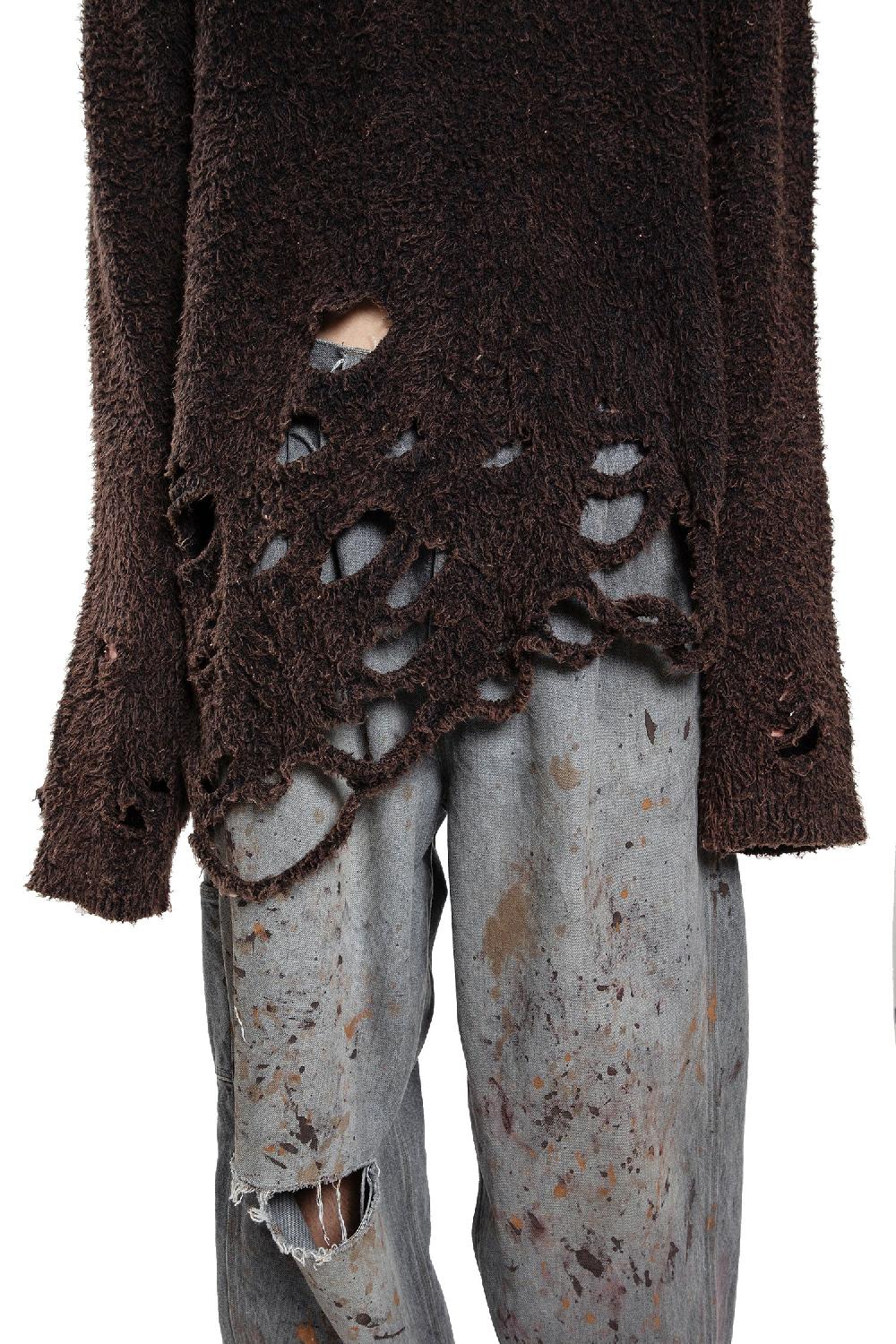 Antonioli DOUBLET MAN BLACK KNITWEAR