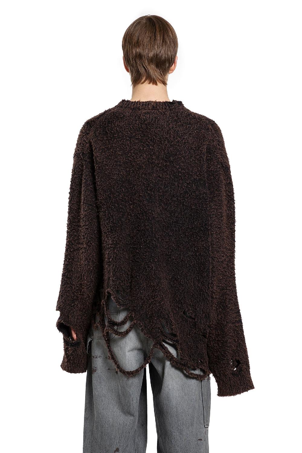 Antonioli DOUBLET MAN BLACK KNITWEAR