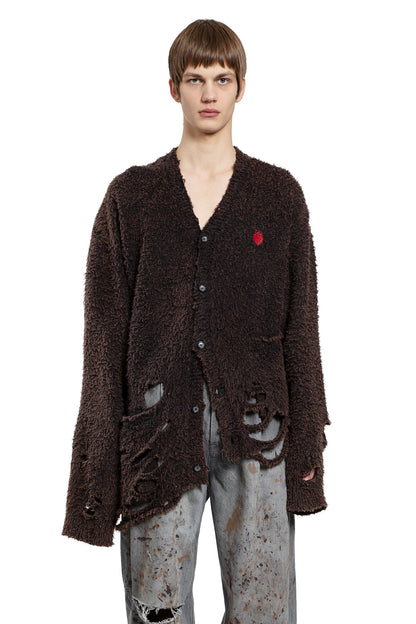 Antonioli DOUBLET MAN BLACK KNITWEAR