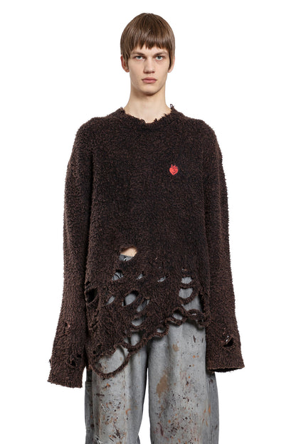 Antonioli DOUBLET MAN BLACK KNITWEAR