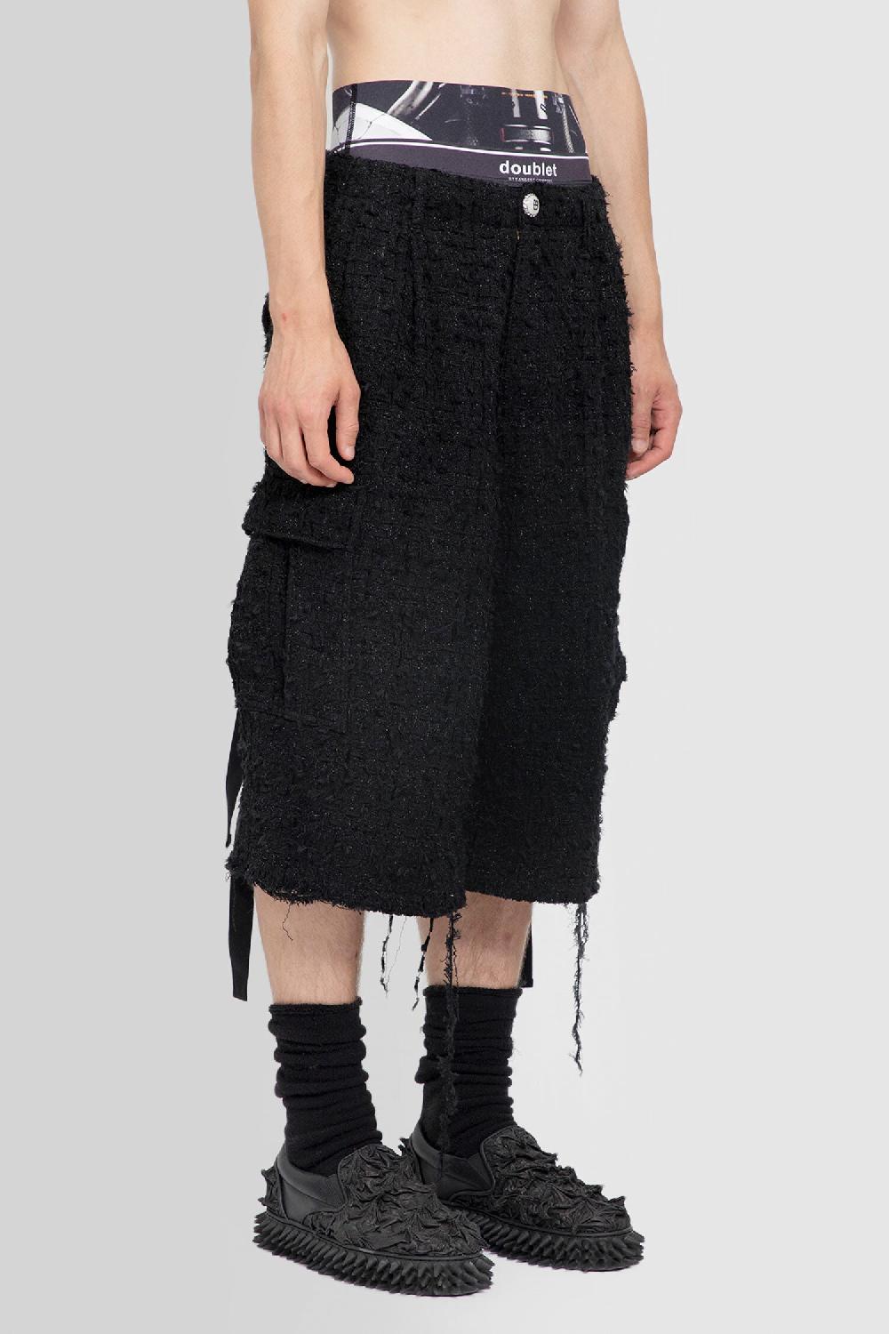Antonioli DOUBLET MAN BLACK SHORTS & SKIRTS