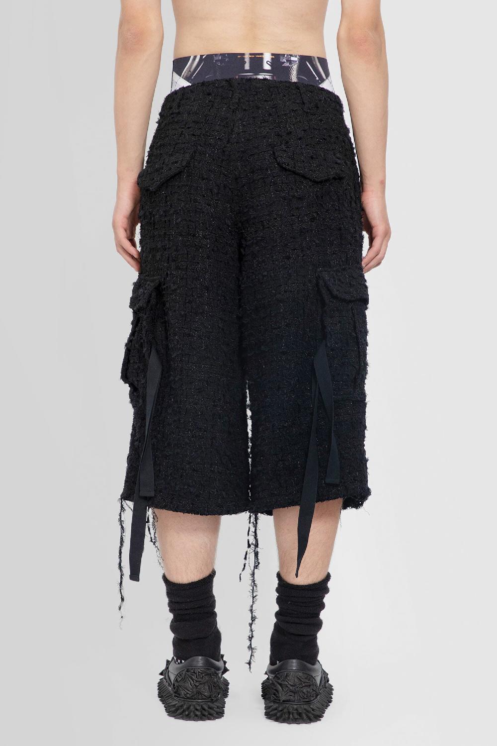 Antonioli DOUBLET MAN BLACK SHORTS & SKIRTS