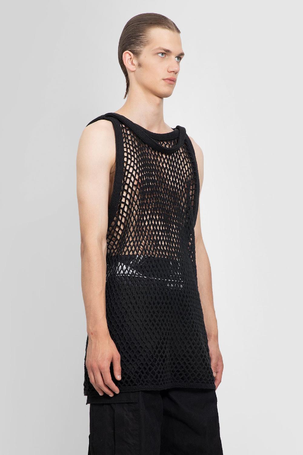 Antonioli DOUBLET MAN BLACK T-SHIRTS & TANK TOPS