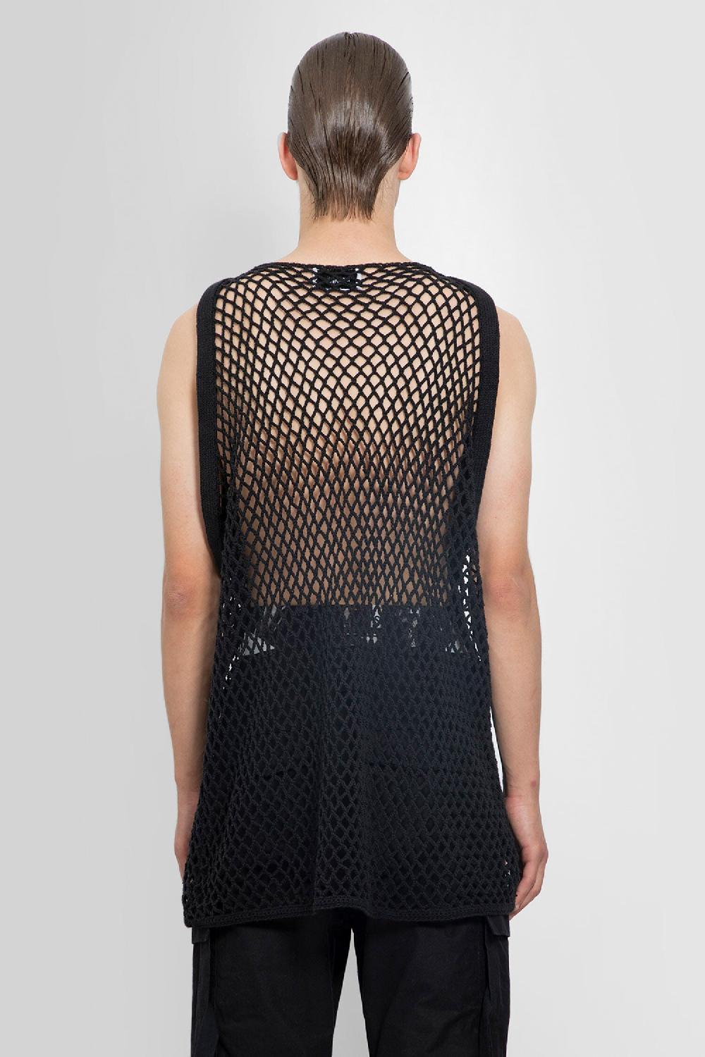 Antonioli DOUBLET MAN BLACK T-SHIRTS & TANK TOPS