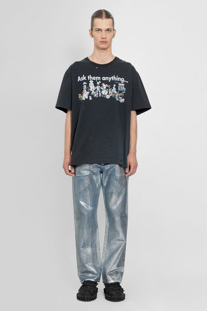 Antonioli DOUBLET MAN BLACK T-SHIRTS & TANK TOPS