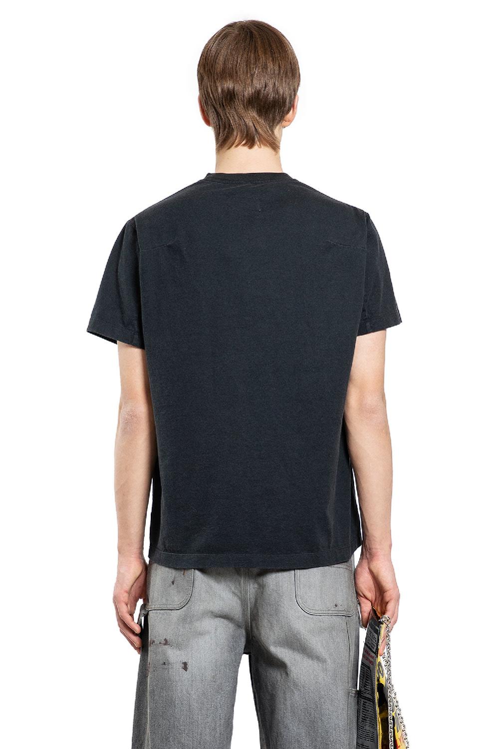 Antonioli DOUBLET MAN BLACK T-SHIRTS & TANK TOPS
