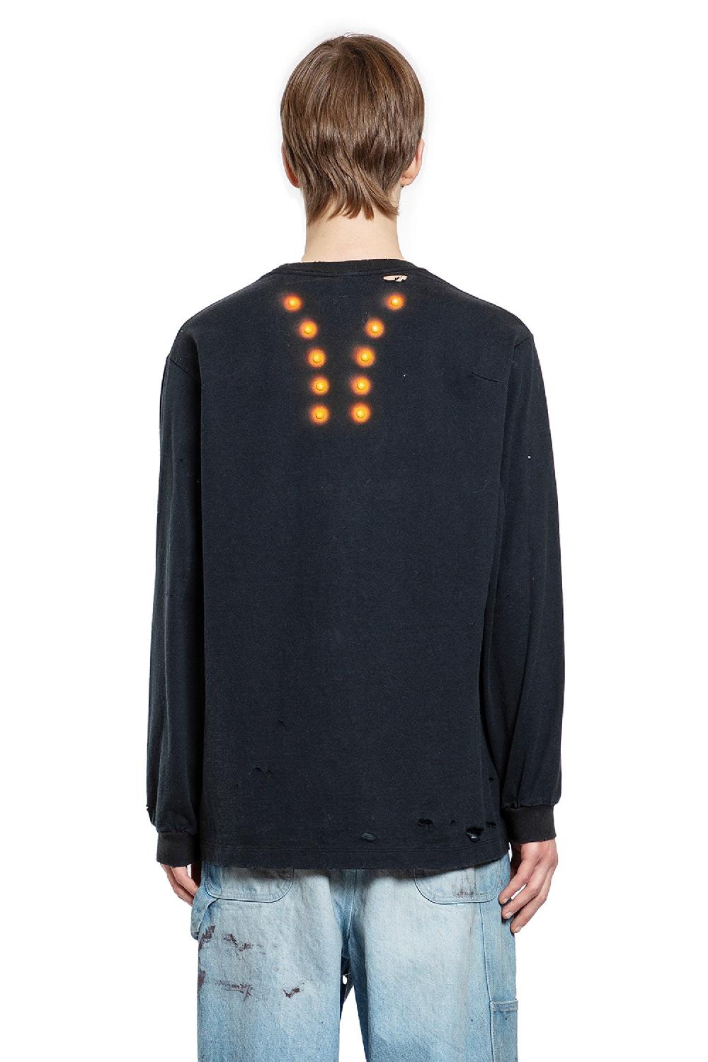 Antonioli DOUBLET MAN BLACK T-SHIRTS & TANK TOPS