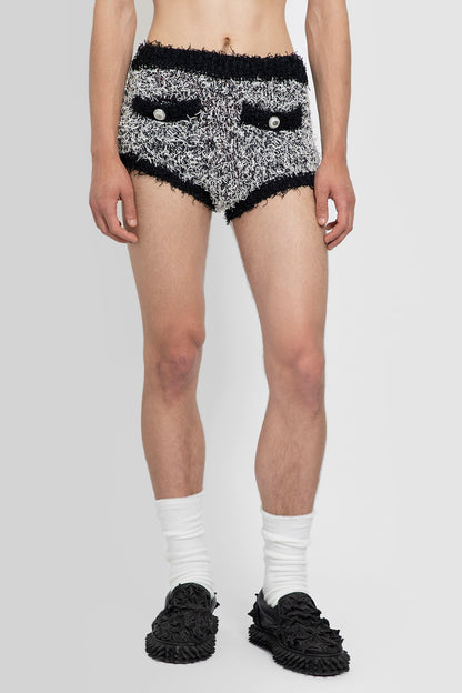 Antonioli DOUBLET MAN BLACK&WHITE SHORTS & SKIRTS