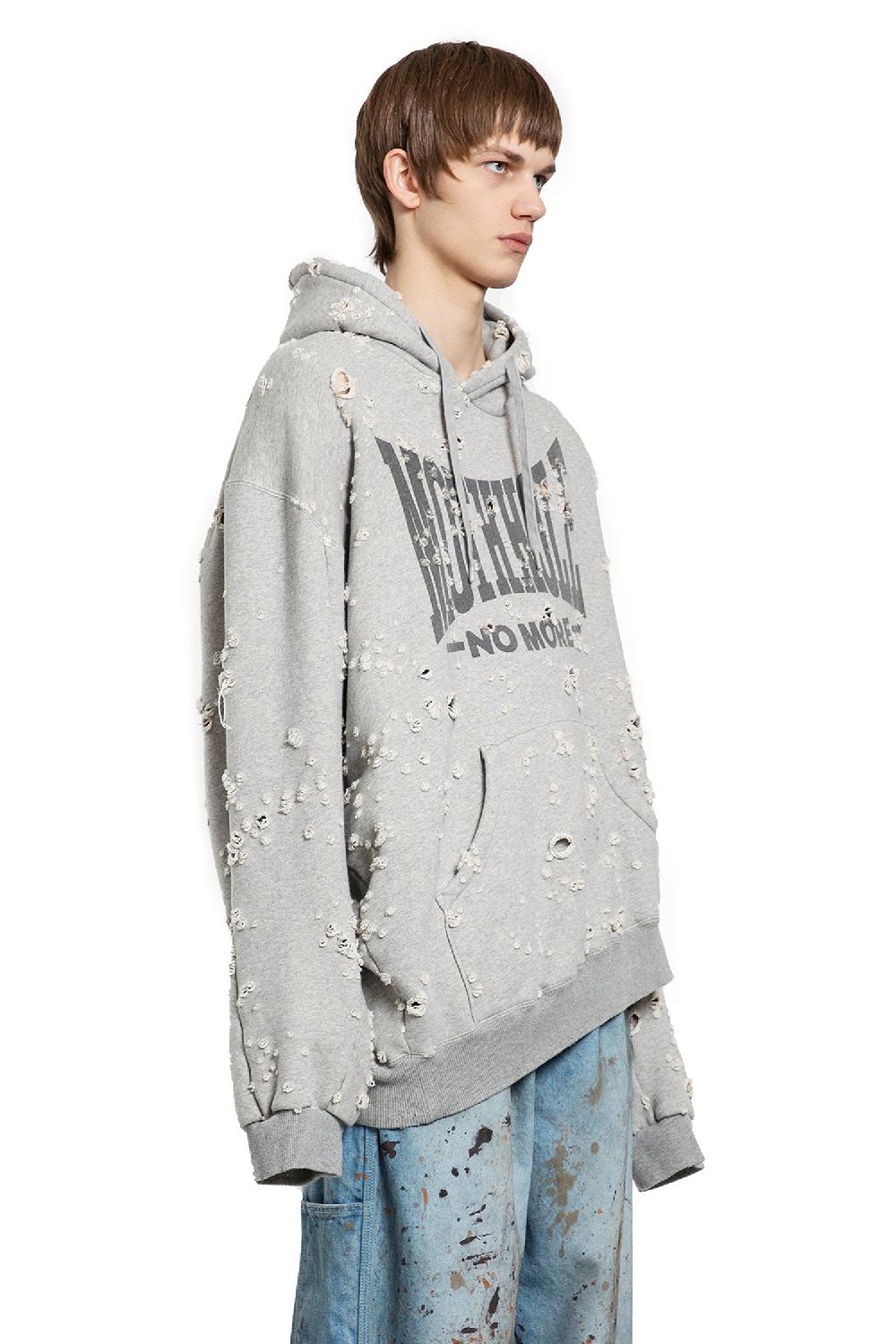 Antonioli DOUBLET MAN GREY SWEATSHIRTS