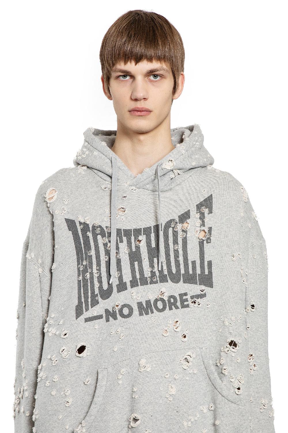 Antonioli DOUBLET MAN GREY SWEATSHIRTS