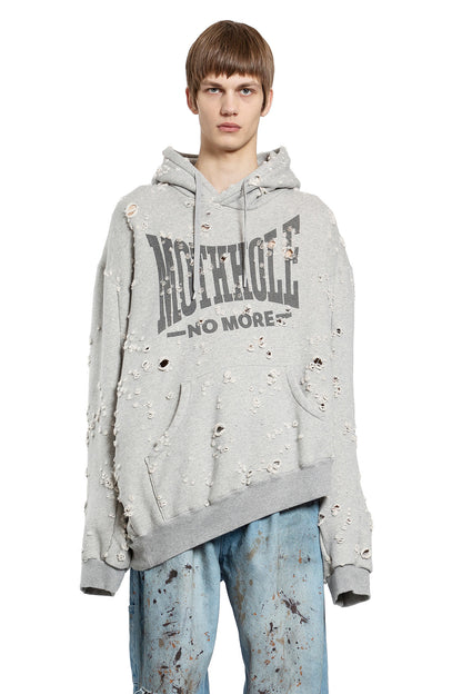 Antonioli DOUBLET MAN GREY SWEATSHIRTS