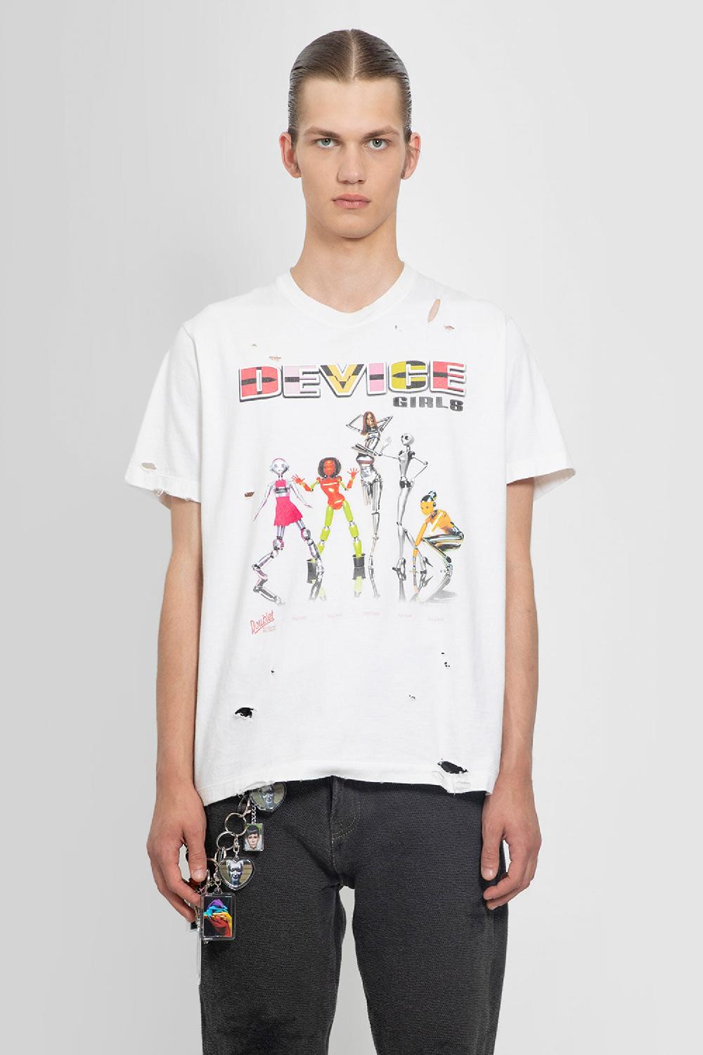 Antonioli DOUBLET MAN WHITE T-SHIRTS & TANK TOPS