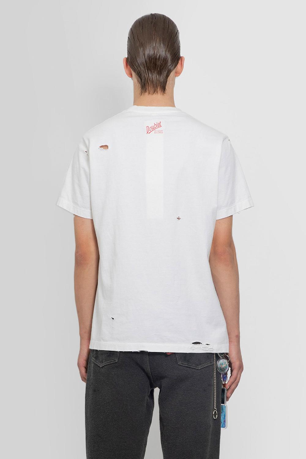 Antonioli DOUBLET MAN WHITE T-SHIRTS & TANK TOPS