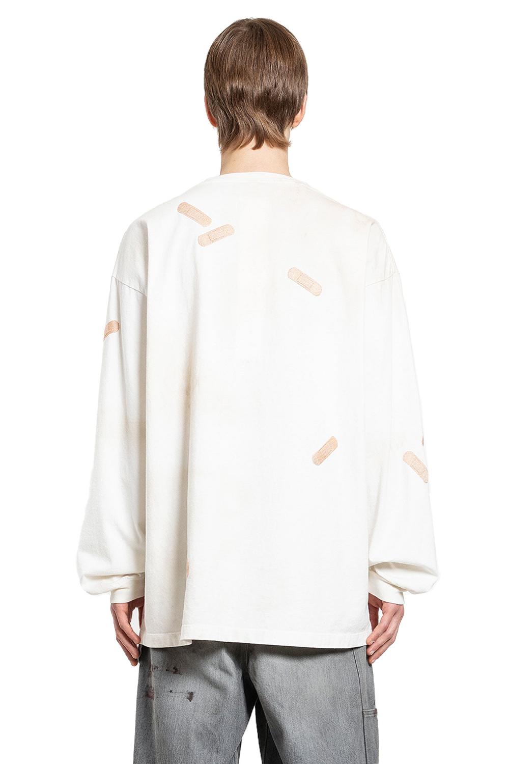 Antonioli DOUBLET MAN WHITE T-SHIRTS & TANK TOPS