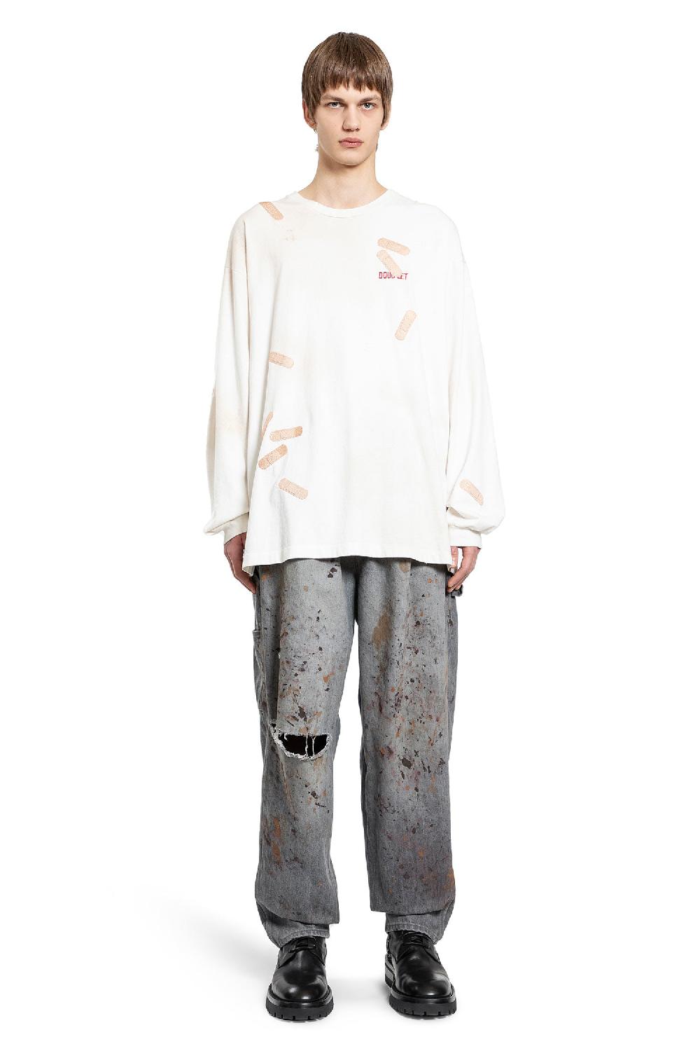 Antonioli DOUBLET MAN WHITE T-SHIRTS & TANK TOPS