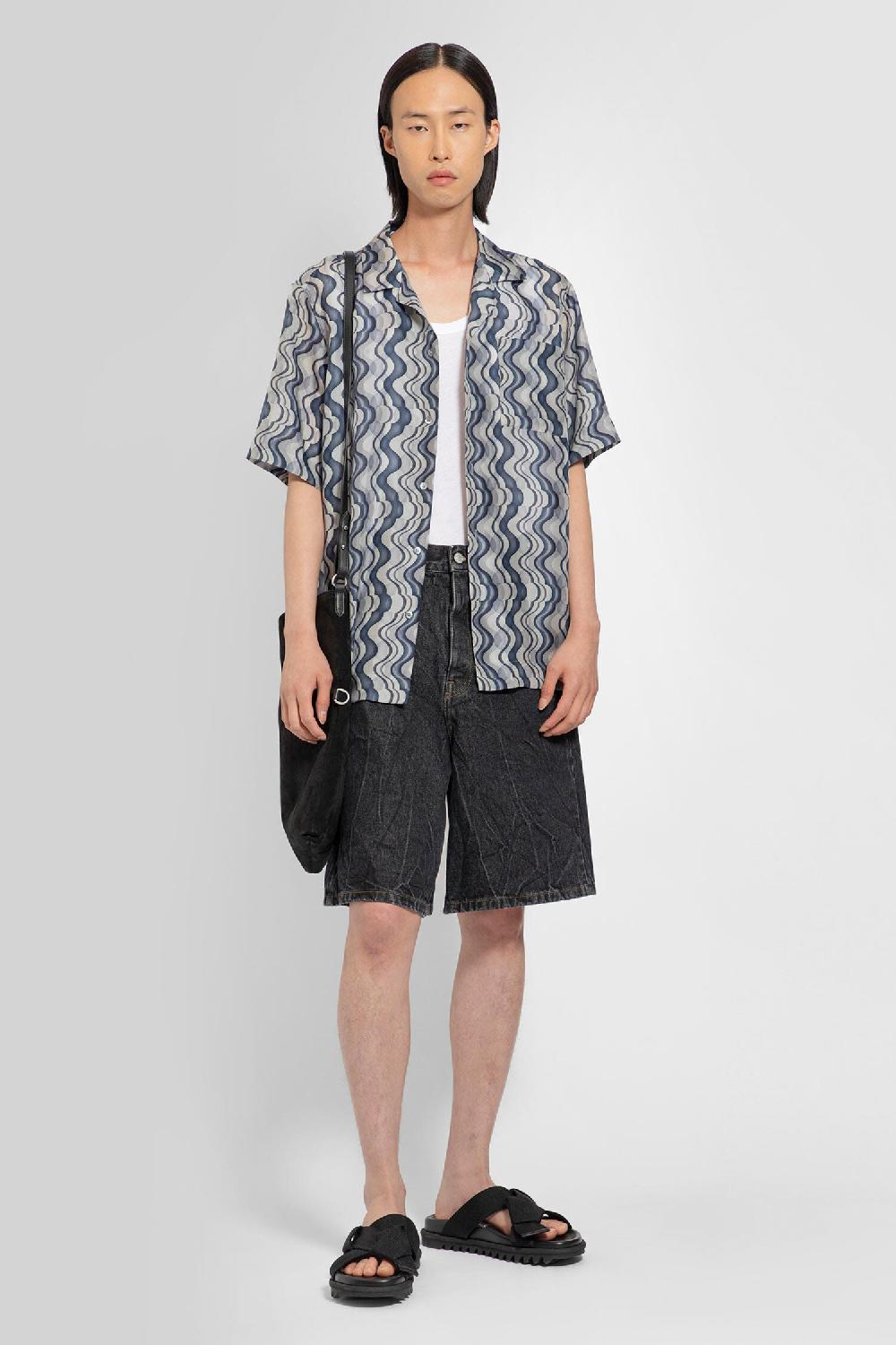 Antonioli DRIES VAN NOTEN MAN BLUE SHIRTS